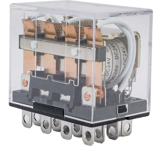 Промежуточное реле IEK, РЭК, 77-4, 10А, 24В, DC, ИЭК RRP10-4-10-024D