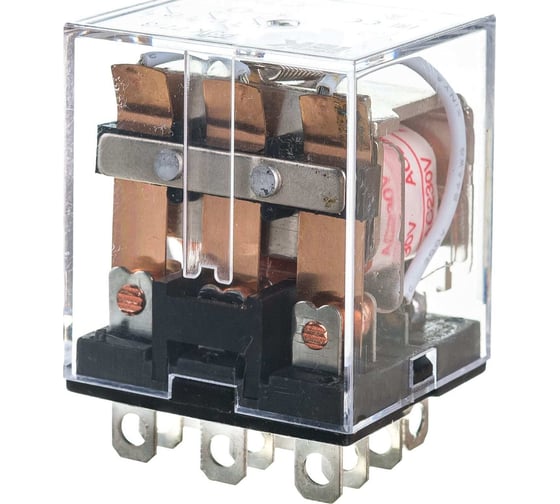 Промежуточное реле IEK, 12В, 4пк, 3А, РЭК78/4, без розетки RRP20-4-03-012D