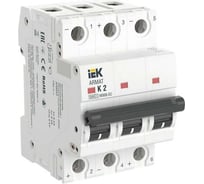 Автоматический выключатль IEK ARMAT M06N-DC 3P K 2А AR-M06N-3-K002DC