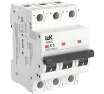 Автоматический выключатль IEK ARMAT M06N-DC 3P K 5А AR-M06N-3-K005DC