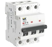 Автоматический выключатль IEK ARMAT M06N-DC 3P K 10А AR-M06N-3-K010DC