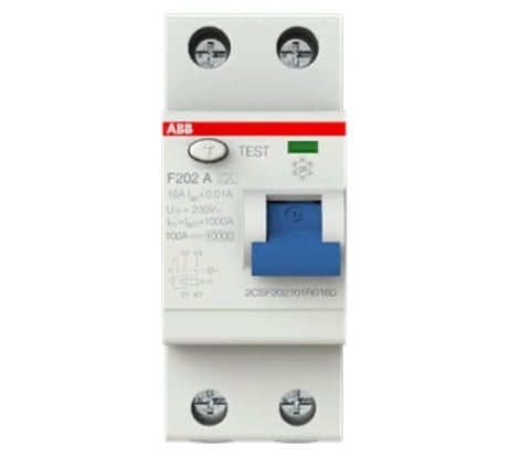 УЗО ABB F202A 2Р 63А 30mA 2CSF202101R1630