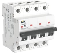 Автоматический выключатель IEK ARMAT M06N-DC 4P Z 3А AR-M06N-4-Z003DC