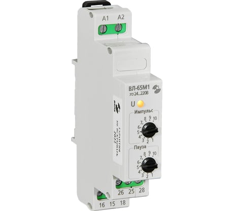 Реле времени Реле и Автоматика, ВЛ-65М1 0,1с-30ч, 24-220В, 50Гц, пост A8222-34125889