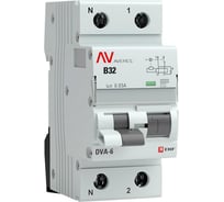 Дифференциальный автомат EKF DVA-6 1P+N 32А 30мА 6кА AVERES 60 шт rcbo6-1pn-32B-30-ac-av