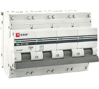 Автоматический выключатель EKF ВА 47-100, 4P 25А 10kA SQmcb47100-4-25C