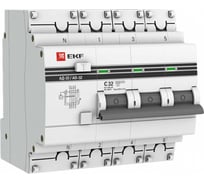 Дифференциальный автомат EKF АД-32 3P+N 32А/100мА 4,5кА PROxima DA32-32-100-4P-pro