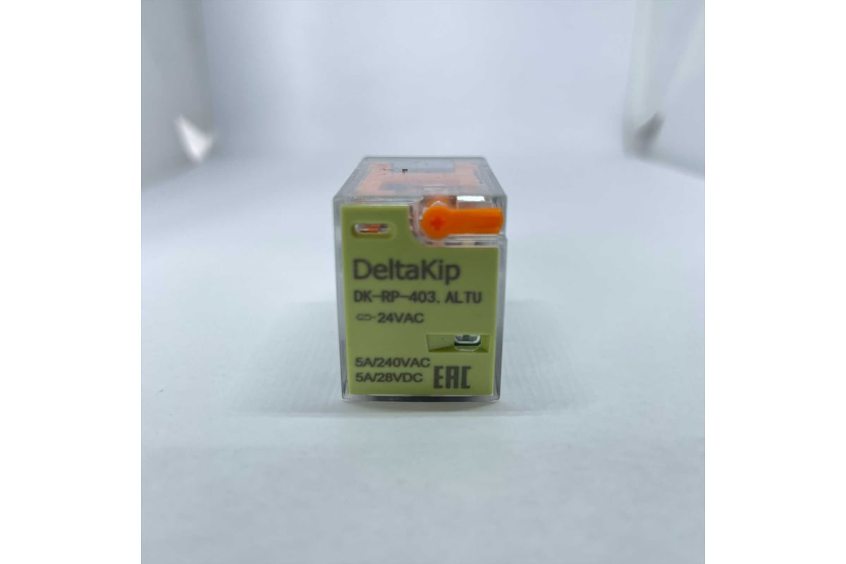 Промежуточное реле DELTAKIP DK-RP (403.ALTU, 4 конт., 24V AC) DK-K0000004 -  выгодная цена, отзывы, характеристики, фото - купить в Москве и РФ