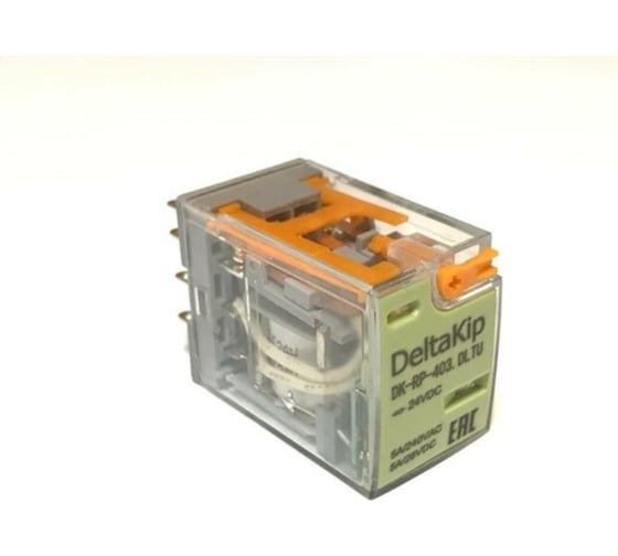 Промежуточное реле DELTAKIP DK-RP (403.DLTU, 4 конт., 24V DC) DK-K0000003 1