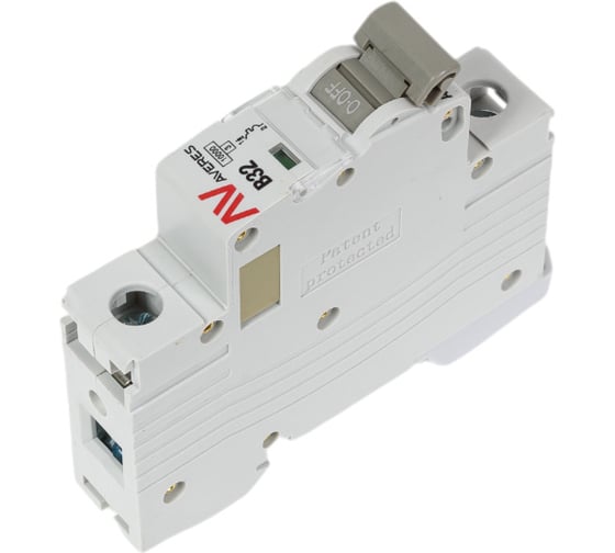 Автоматический выключатель EKF AV-10, 1P, 32A, 10kA, AVERES mcb10-1-32B-av