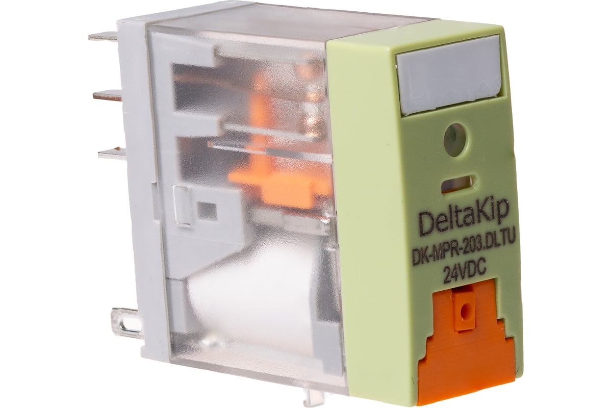 Промежуточное реле DELTAKIP Delta-Kip в компактном корпусе DK-MPR (203DLTU,  24V DC, 8А, IP40) DK-K0000028