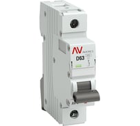 Автоматический выключатель EKF AV-10, 1P, 63A, 10kA, AVERES, SQ mcb10-1-63D-av