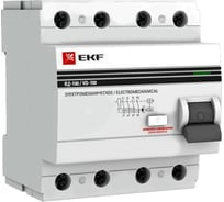 Устройство защитного отключения EKF УЗО 4P 32А/100мА электромеханическое SQelcb-4-32-100-em