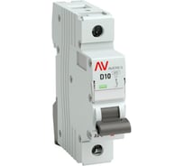 Автоматический выключатель EKF AVERES AV-10, 1P, 10A, 10kA mcb10-1-10D-av