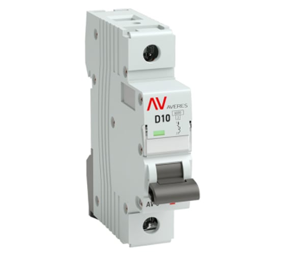 Автоматический выключатель EKF AVERES AV-10, 1P, 10A, 10kA mcb10-1-10D-av 1