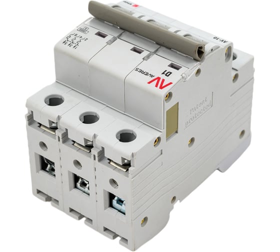 Автоматический выключатель EKF AVERES AV-10, 3P, 1A, 10kA mcb10-3-01D-av