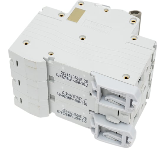 Автоматический выключатель EKF AVERES AV-6, 3P, 10A, 6kA mcb6-3-10D-av