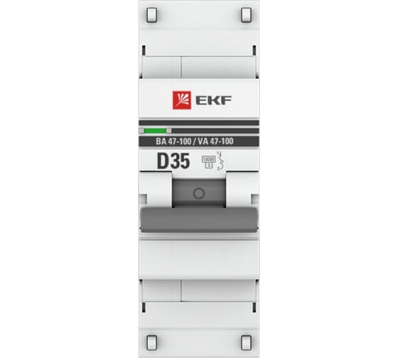 Автоматический выключатель EKF 1P 35А 10kA ВА 47-100 PROxima mcb47100-1-35D-pro