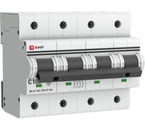 Автоматический выключатель EKF 4P 100А 15кА ВА 47-125 PROxima mcb47125-4-100C