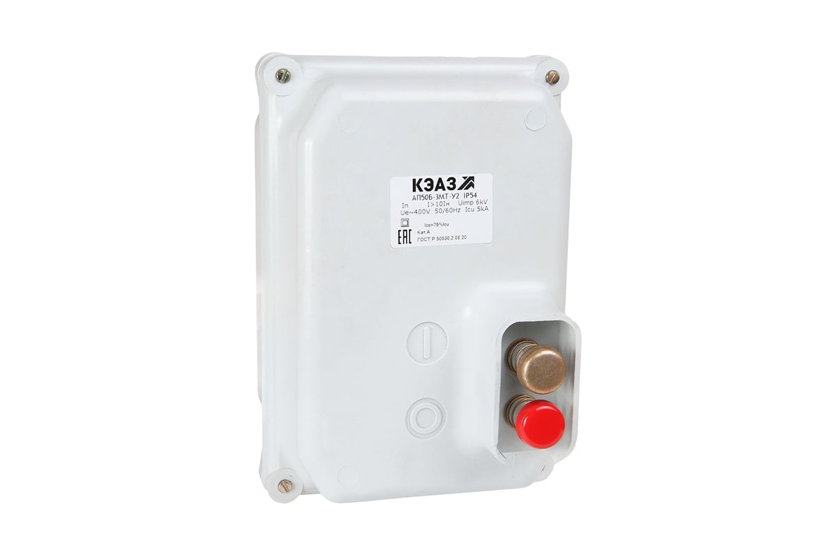 Автоматический выключатель КЭАЗ АП50Б-3МТ-25А-10Iн-400AC-IP54-У2 107451 ...