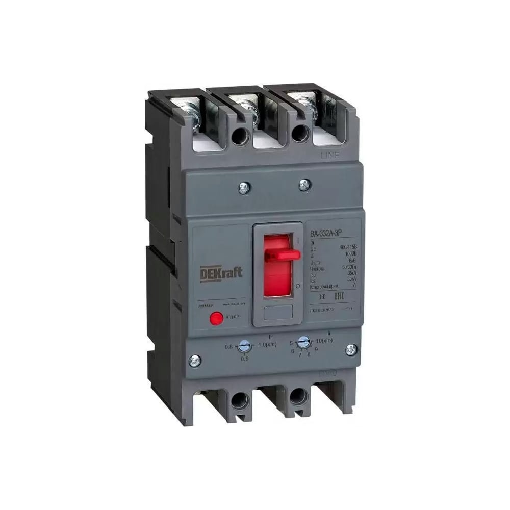 Автоматический выключатель DEKraft ВА-332А 3п, 125А, 35кА 28107DEK ...