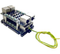 Устройство защиты линий связи АМАДОН Ethernet, 4 канала, 1 Гбит/с, PoE++. ЗЛС-4Е