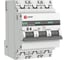 Автоматический выключатель EKF PROxima ВА 47-63, 3P, 4А, 4,5kA mcb4763-3-04D-pro 1
