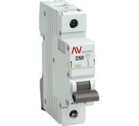 Автоматический выключатель EKF AVERES AV-10, 1P, 50A, 10kA mcb10-1-50D-av