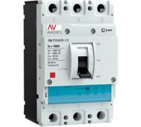 Автоматический выключатель EKF AV POWER-1/3, 160А, 50kA, ETU2.2 mccb-13-160-2.2-av