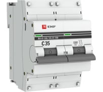 Автоматический выключатель EKF PROxima ВА 47-100, 2P, 35А, 10kA mcb47100-2-35C-pro