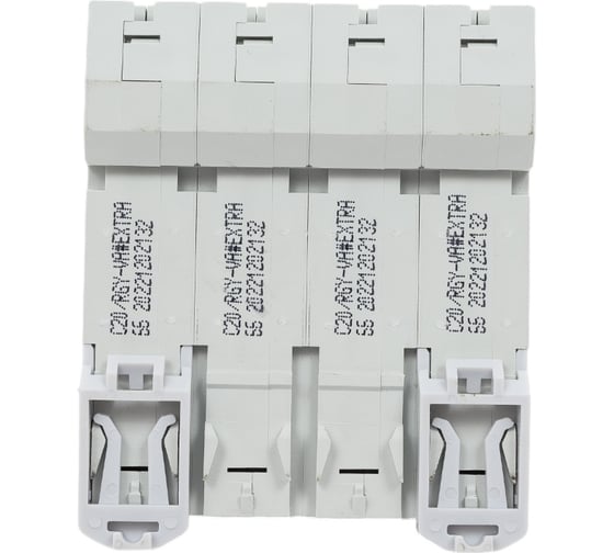 Автоматический выключатель EKF AVERES AV-10, 4P, 20A, 10kA mcb10-4-20C-av