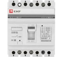 Автоматический выключатель EKF ВА-99, 125/100А, 4P, 25кА mccb99-125-100-4P
