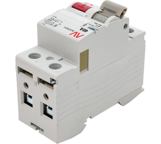 Устройство защитного отключения EKF DV, 2P, 40А/100мА, S, AVERES, SQ rccb-2-40-100-s-av