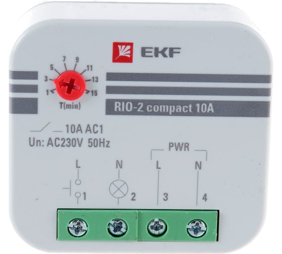 Импульсное реле EKF RIO-2 compact, 10А, PROxima, SQ rio-2k-10