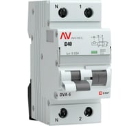 Дифференциальный автомат EKF AVERES DVA-6 1P+N, 40А, 30мА, 6кА rcbo6-1pn-40D-30-ac-av