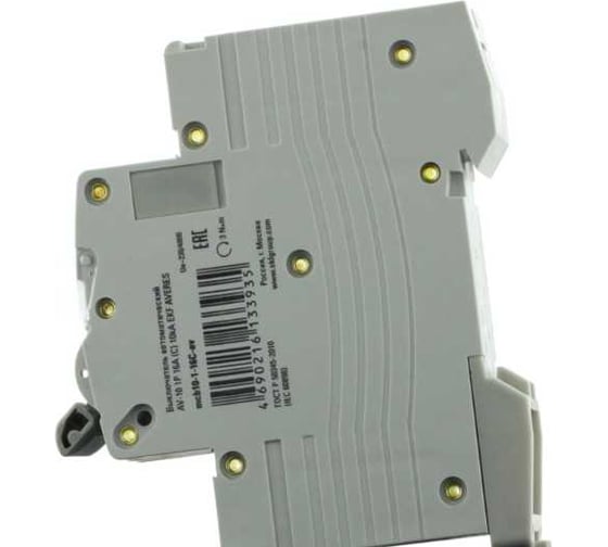 Автоматический выключатель EKF AVERES AV-10, 1P, 25A, 10kA mcb10-1-25B-av