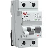 Дифференциальный автомат EKF AVERES DVA-6, 1P+N, 40А, 30мА, 6кА rcbo6-1pn-40B-30-ac-av