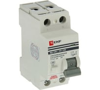 Устройство защитного отключения EKF УЗО ВД-100 2P 25А/100мА PROxima SQ elcb-2-25-100-em-pro