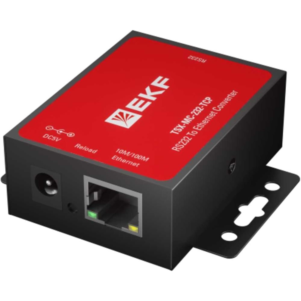 1-портовый преобразователь EKF RS-232 в Ethernet,, MC-232-TCP TSX TSX ...