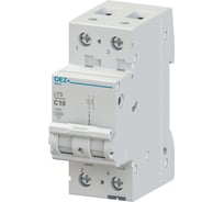 Автоматический выключатель OEZ серия LTS, 2p, 2А, кривая С, 10кА, PI: LTS-2C-2 42053