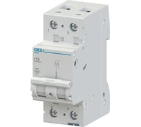 Автоматический выключатель OEZ серия LTS, 2p, 1А, кривая D, 10кА, PI: LTS-1D-2 42068