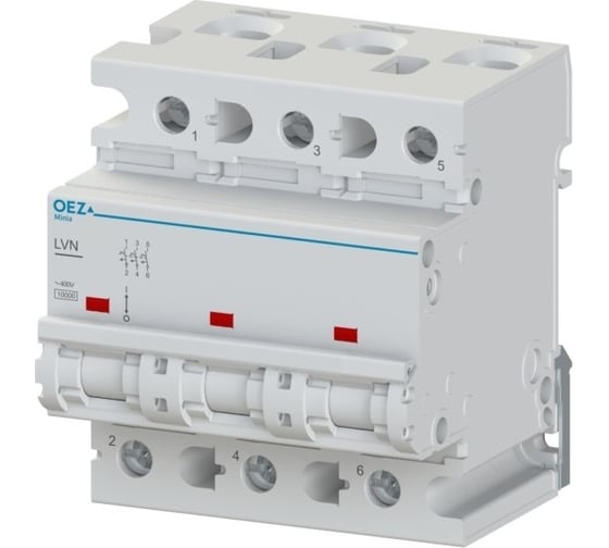 Автоматический выключатель OEZ серия LVN, 3p, 125А, кривая С, 10кА, PI: LVN-125C-3 42278