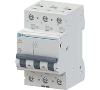Автоматический выключатель OEZ серия LTP, 3p, 20А, кривая C, 6кА, PI: LTP-20C-3 42256