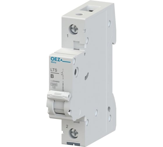 Автоматический выключатель OEZ серия LTS, 1p, 6А, кривая В, 10кА, PI: LTS-6B-1 41955 1