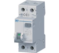 Дифференциальный автомат OEZ серия OLE, 1p+N, 16А, кривая C, 30мА, тип AC, 6кА, PI: OLE-16C-1N-030AC 38322