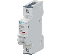 Автоматический выключатель OEZ для постоянного тока DC серия LTN-UC, 1p, 6А, кривая C, 10кА, PI: LTN-UC-6C-1 41849