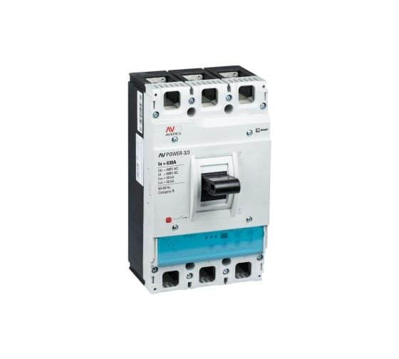 Автоматический выключатель EKF AV POWER-3/3, 630А, 50kA, ETU2.2 1 шт. mccb-33-630-2.2-av