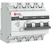 Дифференциальный автомат EKF АД-32, 3P+N, 16А/100мА, 4.5кА, PROxima 30 шт DA32-16-100-4P-pro