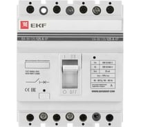 Автоматический выключатель EKF ВА-99 125/125А 4P 25кА PROxima mccb99-125-125-4P