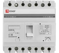 Автоматический выключатель EKF ВА-99 160/80А 4P 35кА PROxima mccb99-160-80-4P